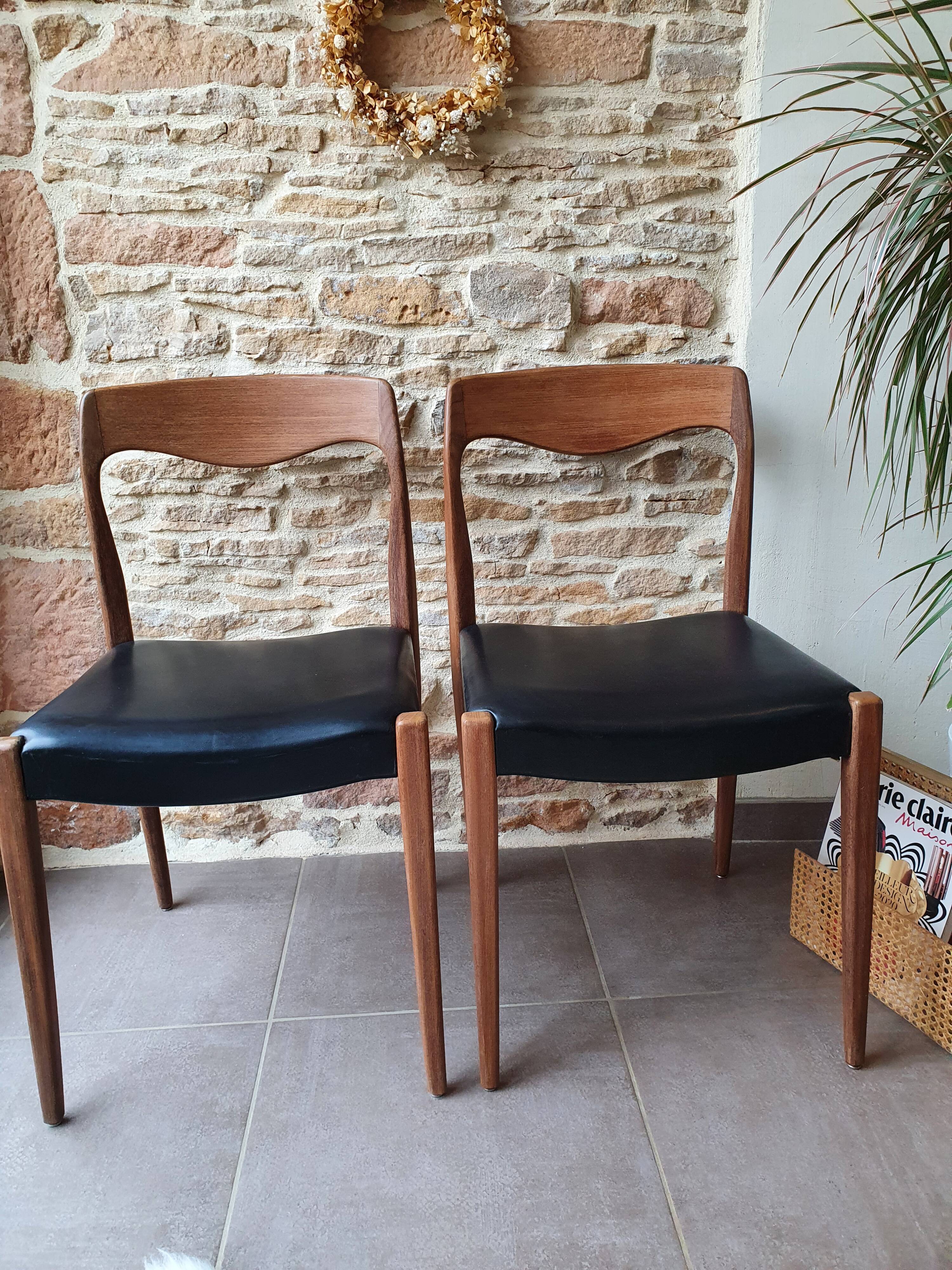 Pair of Danish chairs