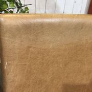 Set of 4 English beech chairs with faux leather from the 1980s.