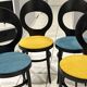 Set of 4 Baumann Bistro chairs, Mouette model, vintage 1970
