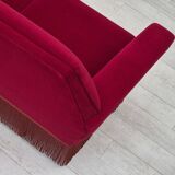 1970s, Danish 3 seater sofa by Ryesberg Møbler, original condition, velour fabric.