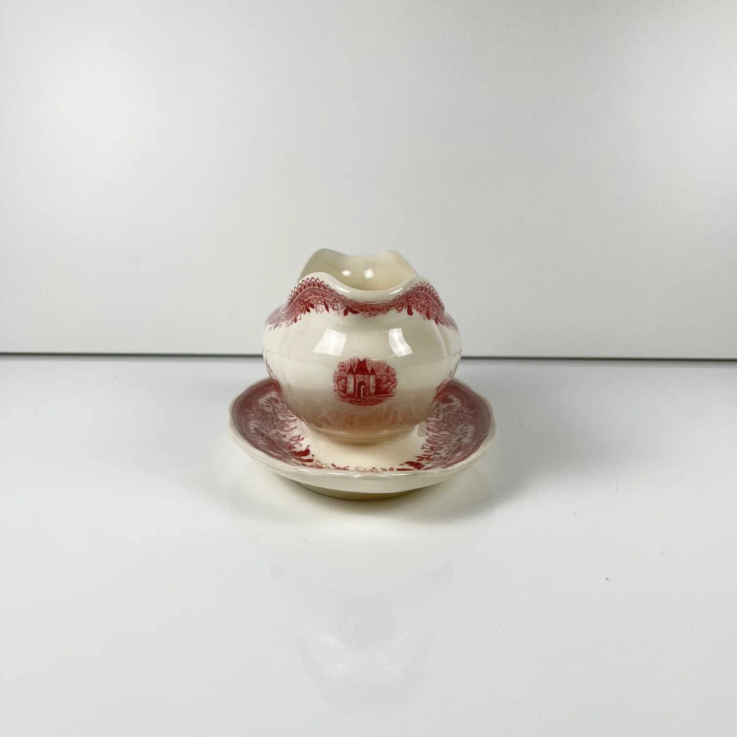 Sauceboat "Burgenland", Villeroy & Boch, red