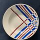 6 assiettes creuses aux couleurs basques, KG Lunéville, 1930