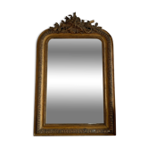 Mirror Louis Philippe golden patina and ornaments