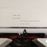 Japy Baby typewriter white as new