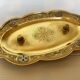 Small brass tray with cloisonné enamel.