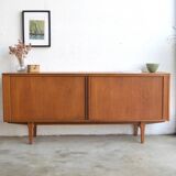 Scandinavian enfilade with curtain door 184 cm