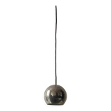 chrome eyeball space age pendant light, design 1970