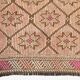 Beige & Brown Star Pattern Kilim Rug, 166x300Cm