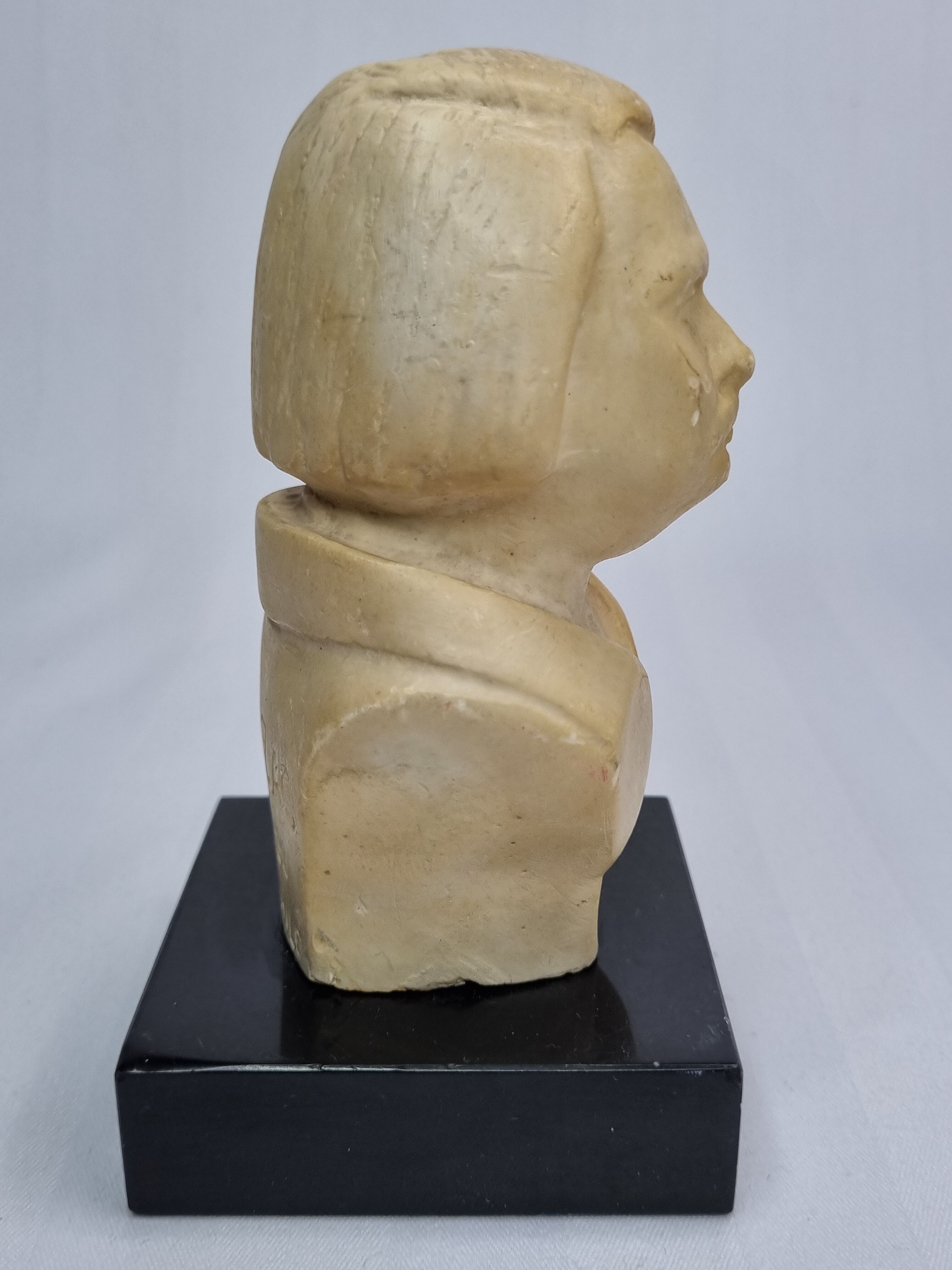 Buste en plâtre d'Honoré de Balzac, 13 cm