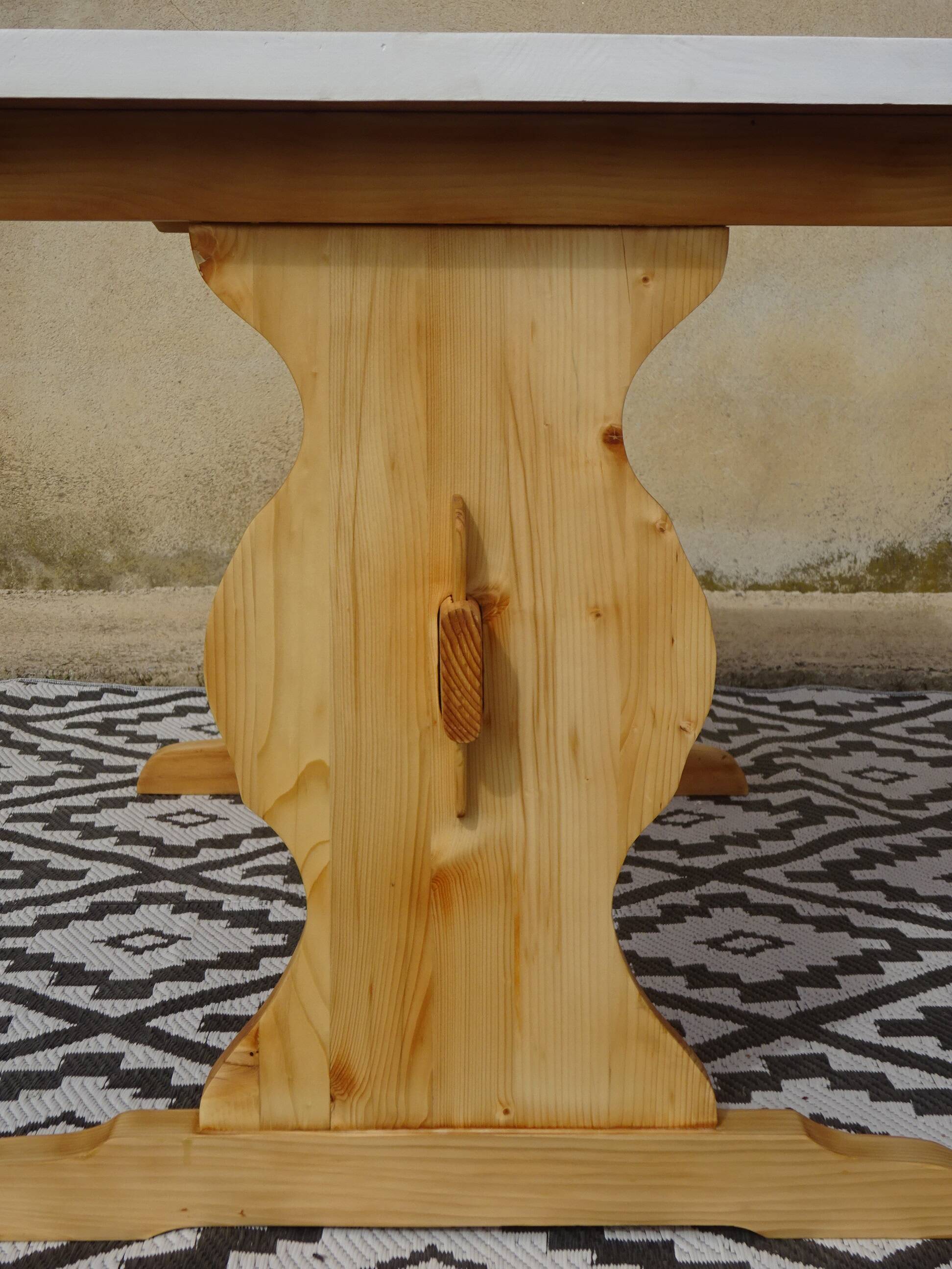 Wooden monastery table