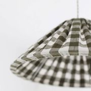 Malala "khaki" large tile conical pendant light