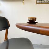 Round Extendable Table, Denmark 1960s/1970s, Mid-C, Vintage