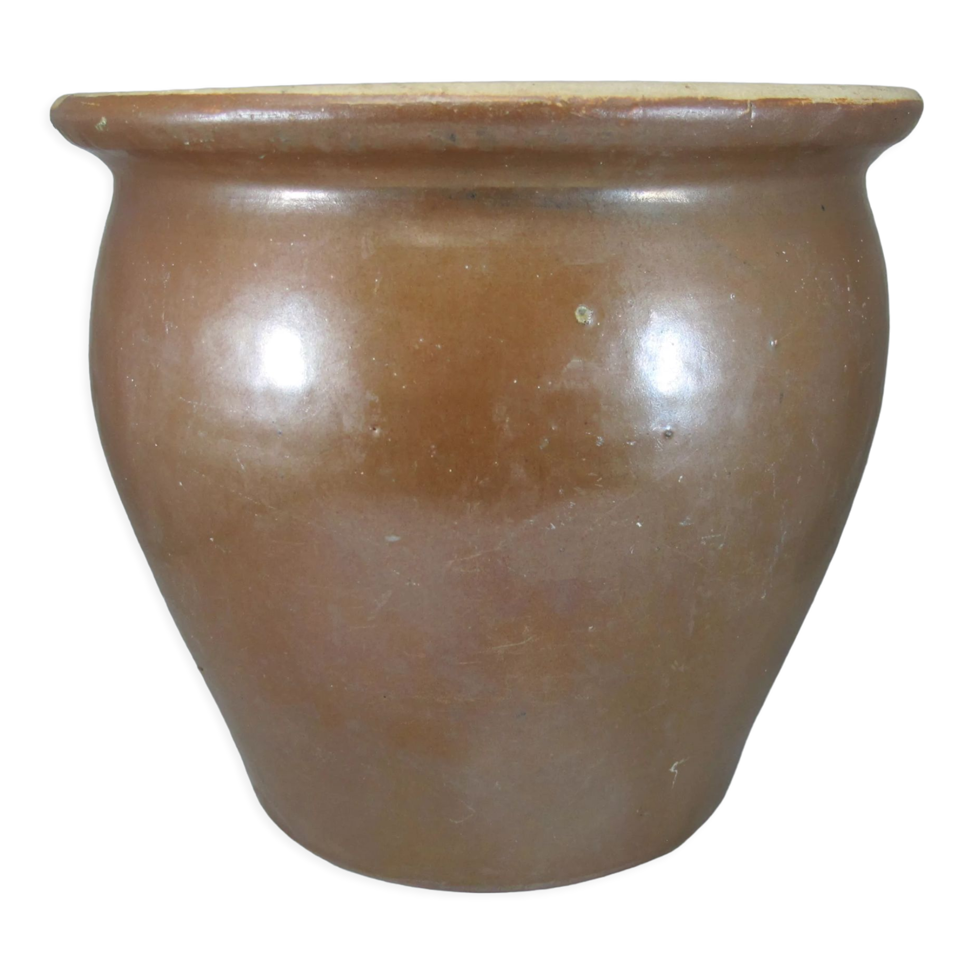 Cache pot marron