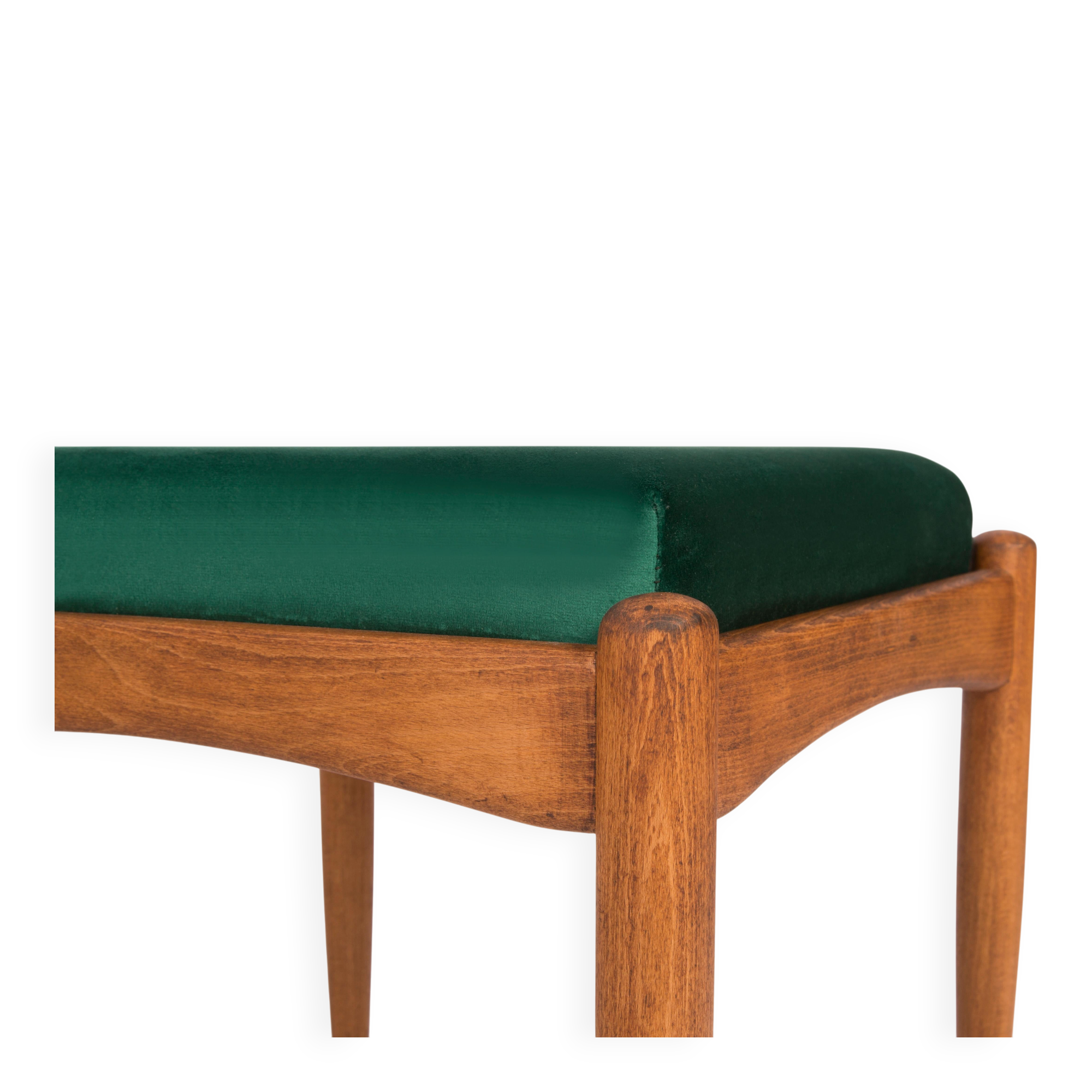Ensemble de deux tabourets verts du 20ème siècle, années 1960