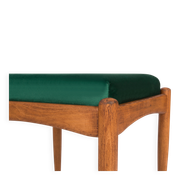 Ensemble de deux tabourets verts du 20ème siècle, années 1960