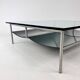 Table Basse Postmoderne en Verre et Acier par Metaform, 1990s