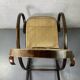 Rocking chair Chair in wood and Cannage from the 70s