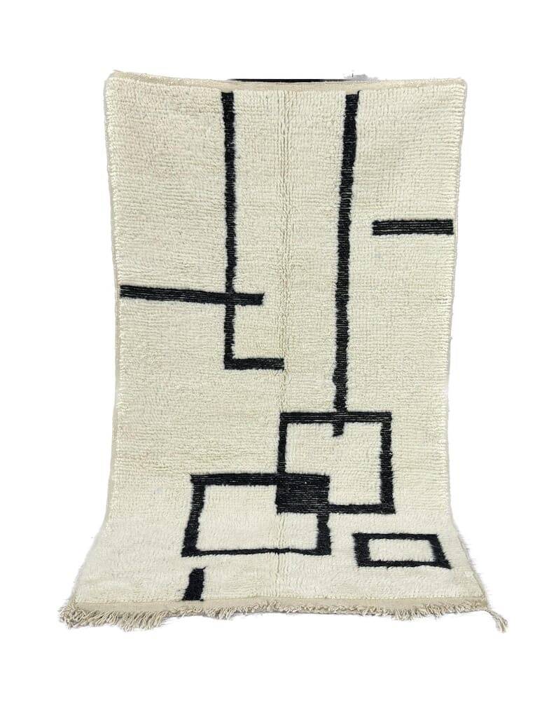 Handmade wool rug size 150 x 250 cm