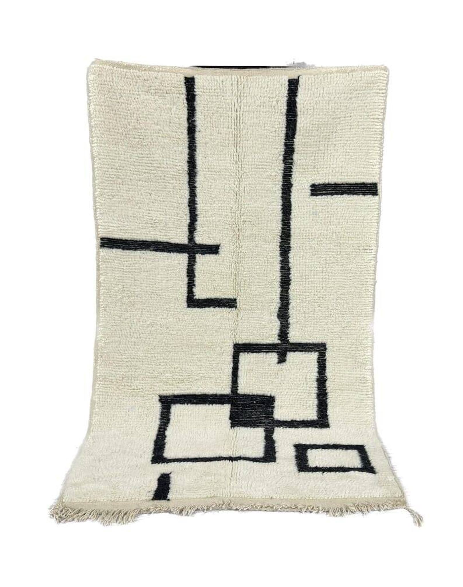 Handmade wool rug size 150 x 250 cm
