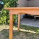 Vintage wooden dining table