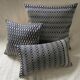 Coussin Kachin bleu beige 30x50 cm