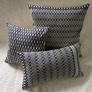 Coussin Kachin bleu beige 30x50 cm