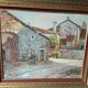 Henri Dufour - Oil on canvas, signed - Peasant couple