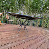 Full wrought iron table