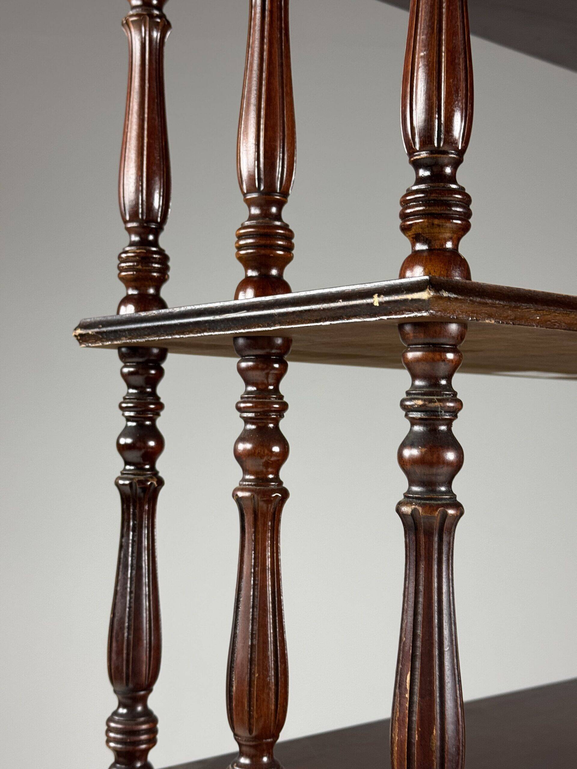 French mahogany étagère