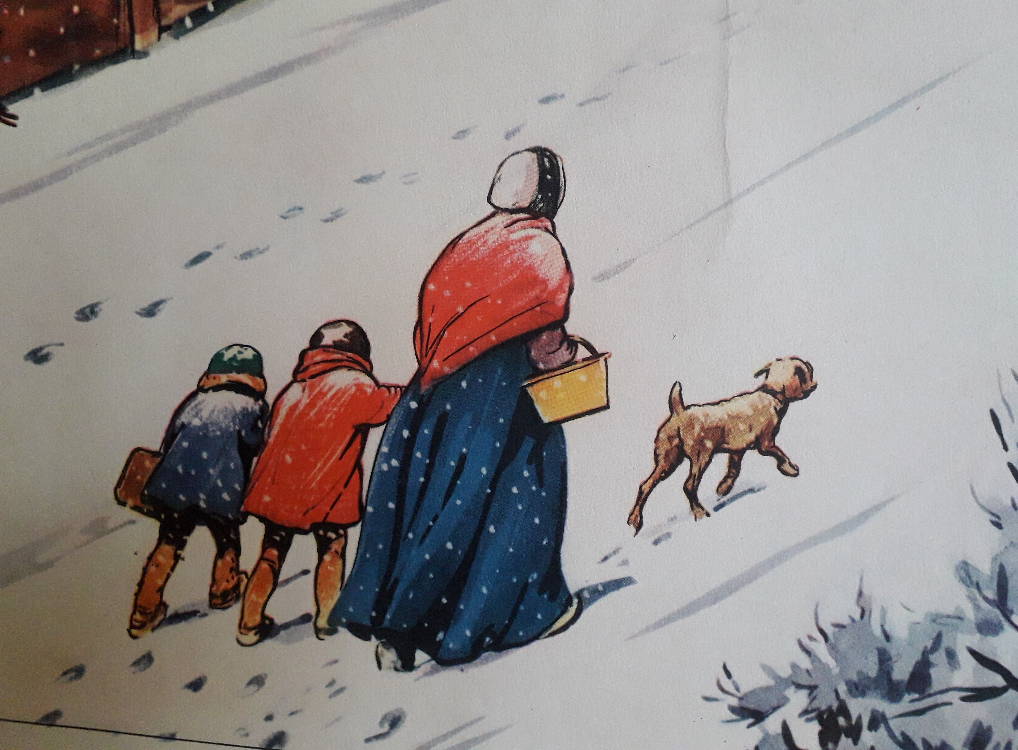 School poster 50s, Rossignol editions in winter and spring