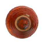 Carstens Workshop, 20th century red ceramic pot with handle