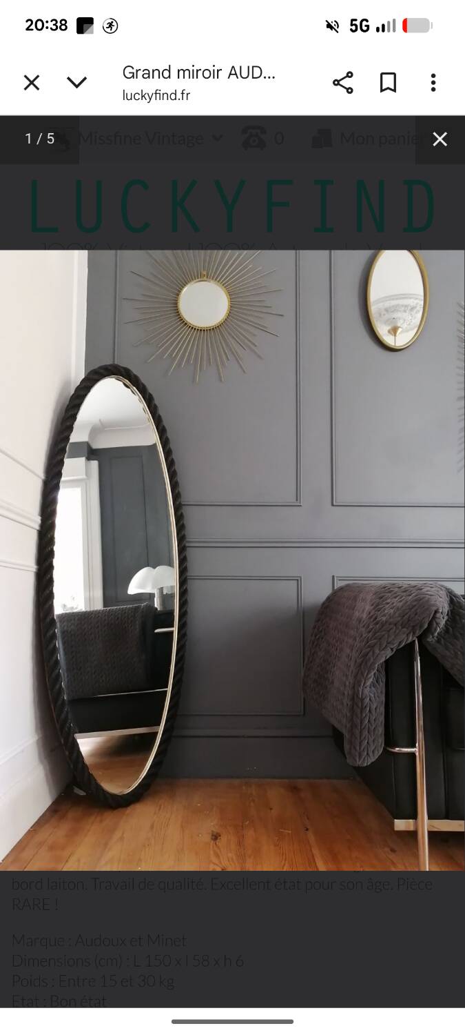 Audoux and Minet Mirror