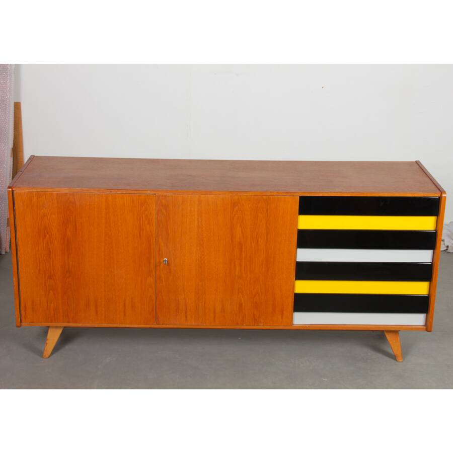 Oak sideboard by Jiri Jiroutek, model U-460, 1960