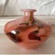 Single flower vase signed Gérard Torchaux, Art glass.