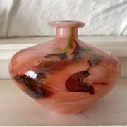 Vase soliflore signé Gérard Torchaux, Verrerie d'art