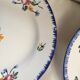6 old flat plates Digoin Sarreguemines model Didier