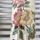 Roller vases in earthenware with floral decoration of wild rose, circa 1930–1950.