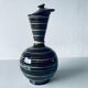 Glazed earthenware pottery