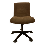 Sapper velvet office armchair for Knoll