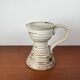 Mid-century modern studio pottery jug by Helle Stenberg for Pottestuen Keramik Frederikshavn, 1960s.