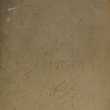 Blue ceramic spoon rest