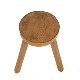 Tabouret tripode en chêne, Suède, 1920