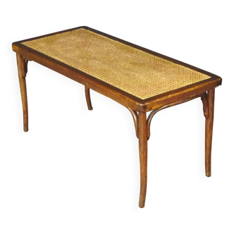 Piano bench, bent wood, Bentwood, circa 1920 - no Thonet