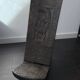 Traditional African carved wooden chair