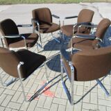 Set of Six Chairs, Röder Söhne, Germany, 1970s