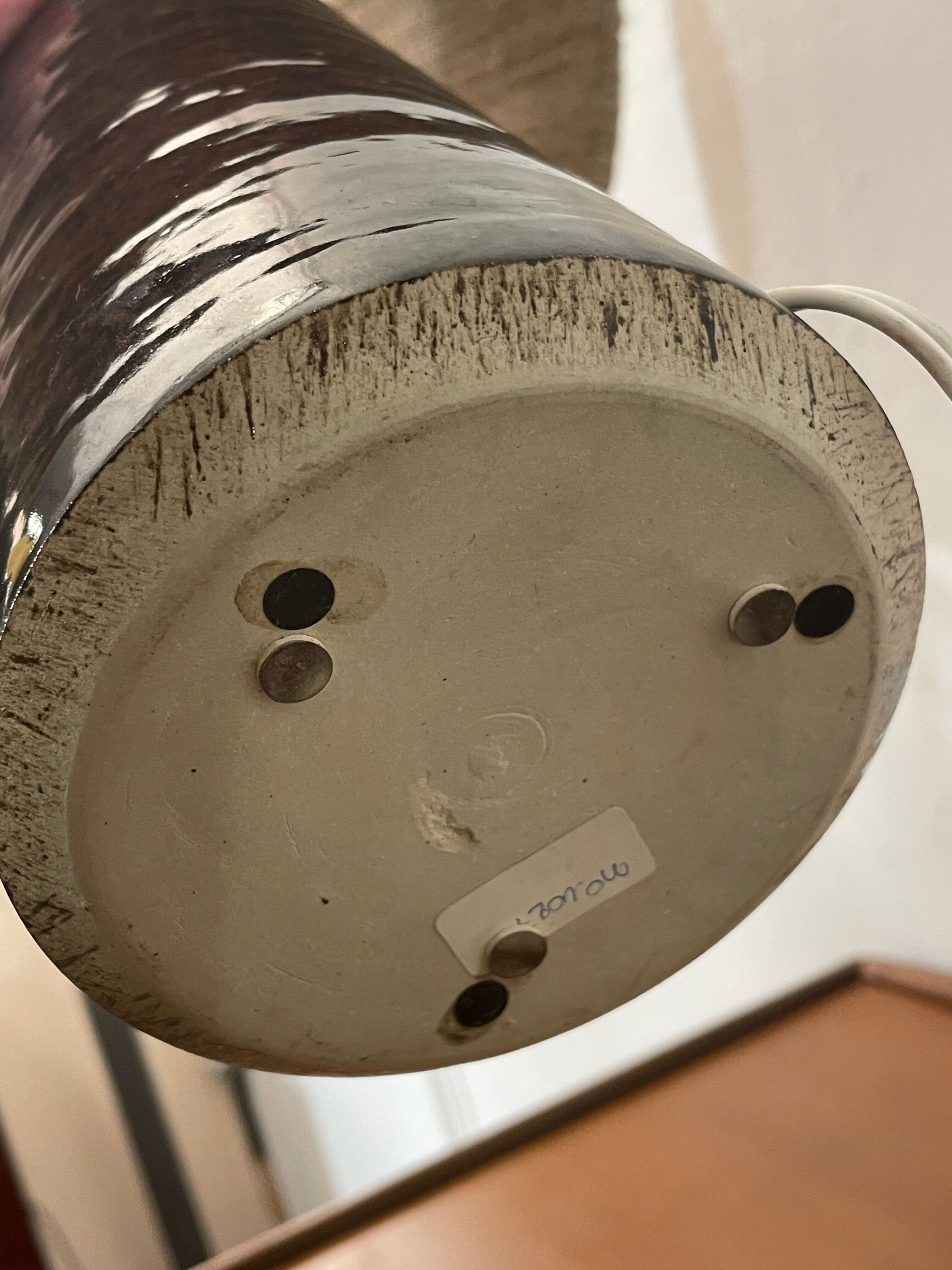 Ceramic table lamp, France 1960's