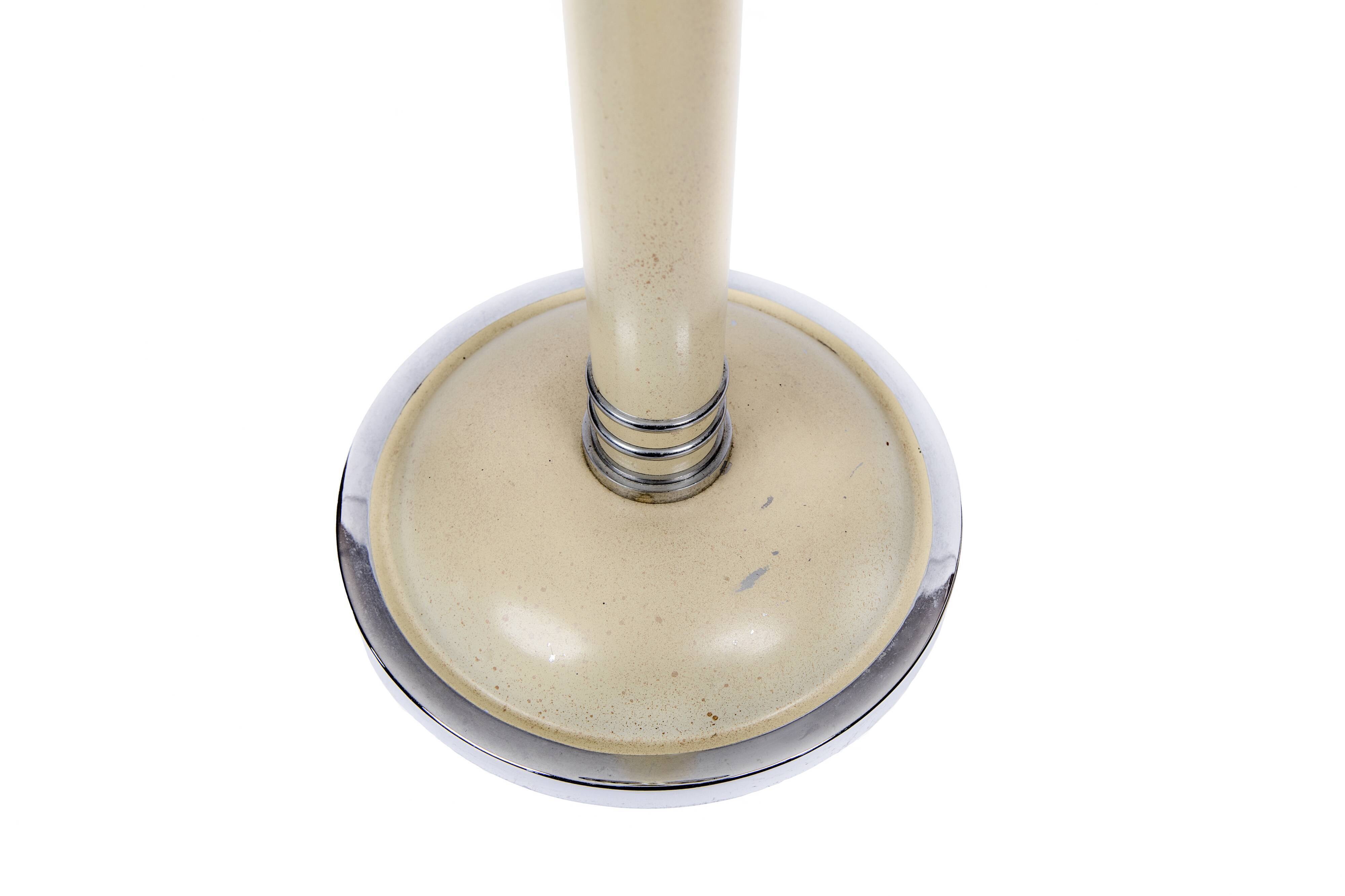 Art Deco metal floor lamp