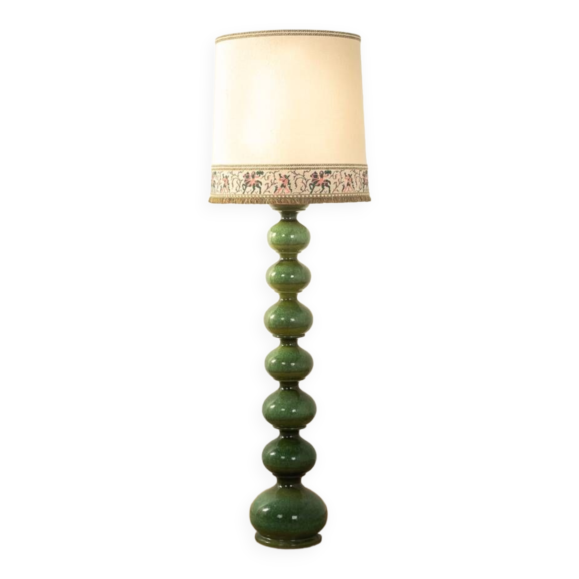 Extraordinary ceramic floor lamp, Kaiser Leuchten