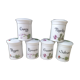 Series of 6 porcelain spice pots from Berry Lourioux