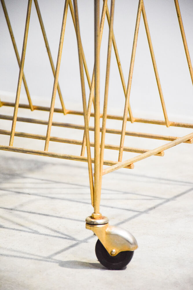 Vintage vinyl holder table 1970'